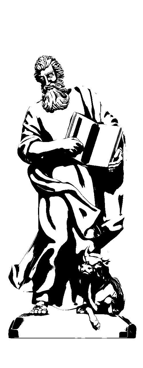 Luke Evangelist - CNC Router Carving 3D print model_5