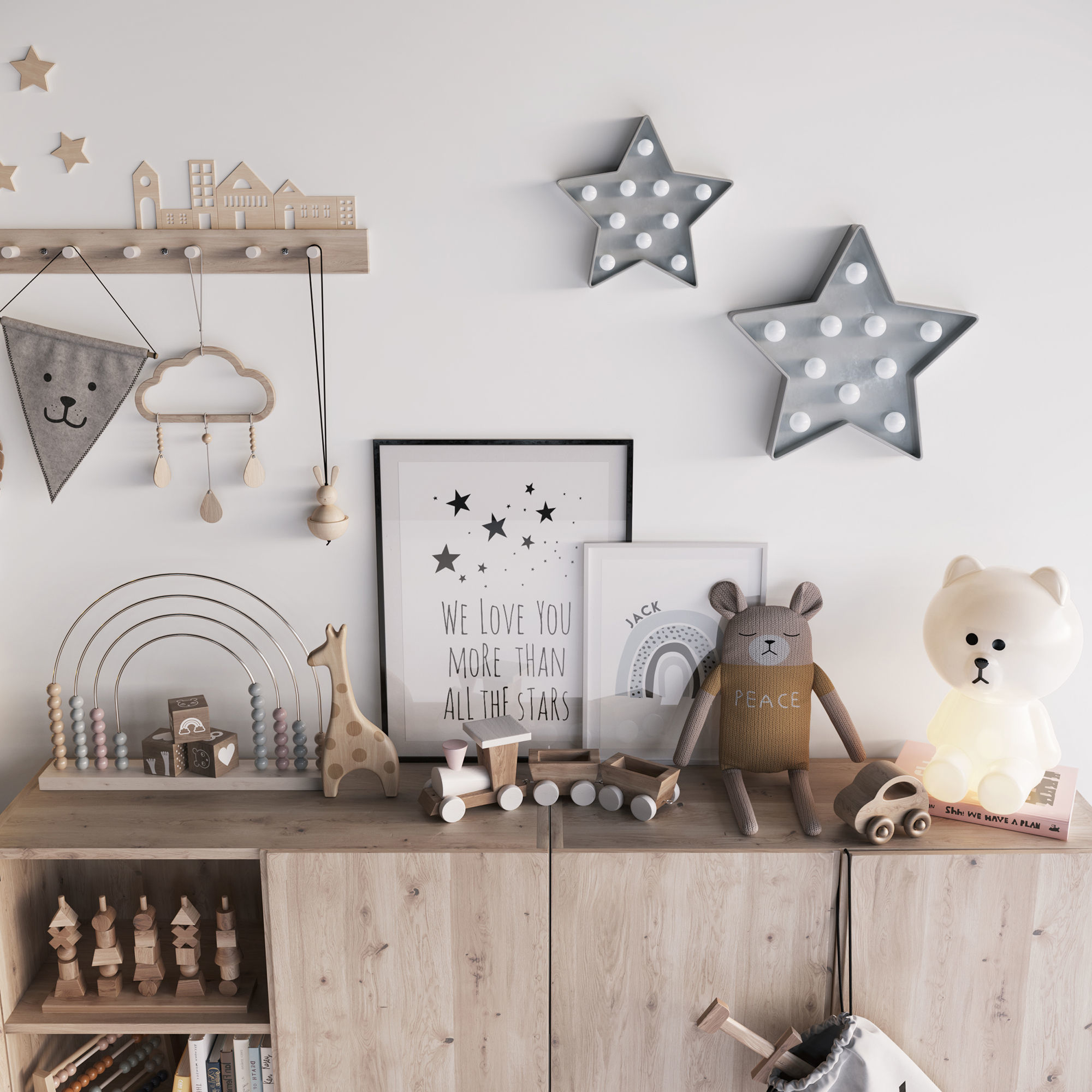 Chidren Set 1 3D model_3