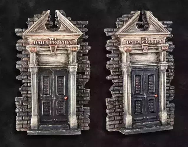 The Daily Prophet Gate - Harry Potter 3D print model
