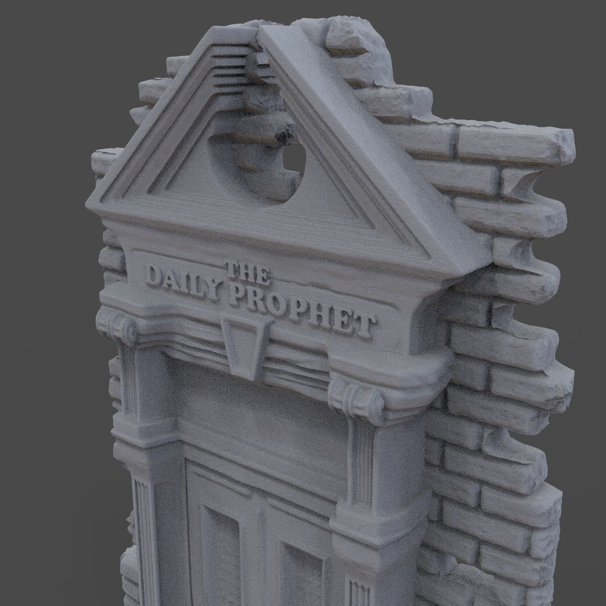 The Daily Prophet Gate - Harry Potter 3D print model_26