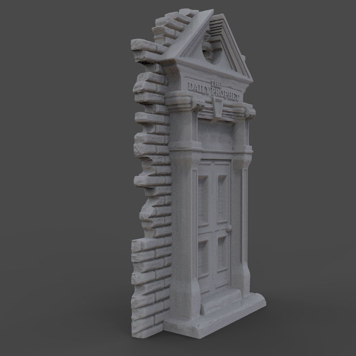 The Daily Prophet Gate - Harry Potter 3D print model_13