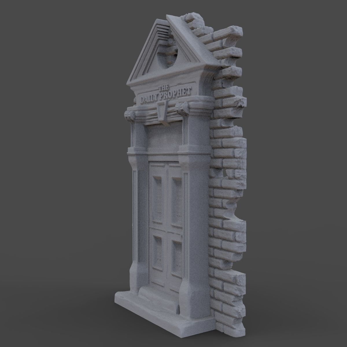 The Daily Prophet Gate - Harry Potter 3D print model_10