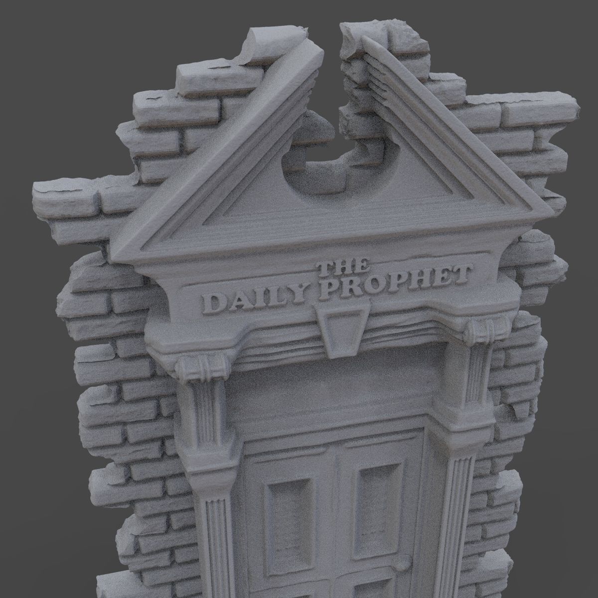 The Daily Prophet Gate - Harry Potter 3D print model_20