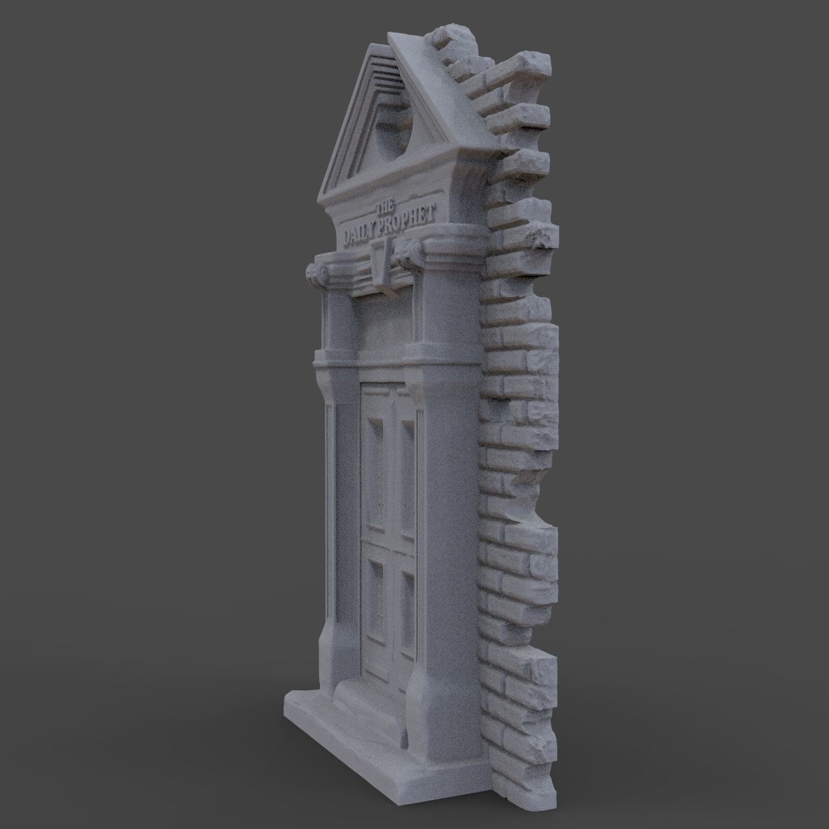 The Daily Prophet Gate - Harry Potter 3D print model_11