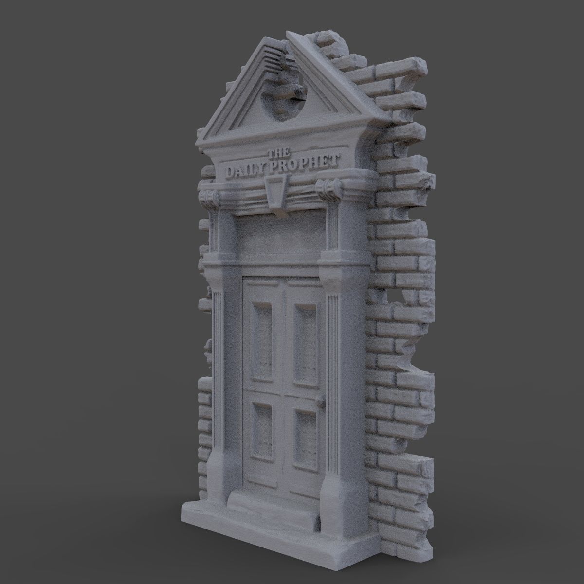 The Daily Prophet Gate - Harry Potter 3D print model_9