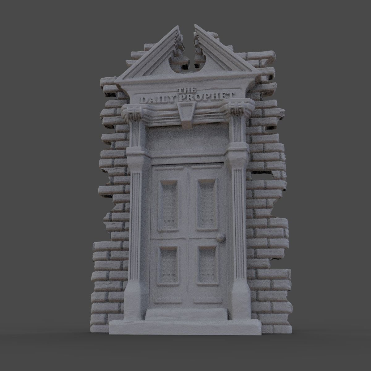 The Daily Prophet Gate - Harry Potter 3D print model_15