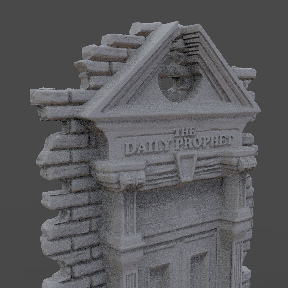 The Daily Prophet Gate - Harry Potter 3D print model_25