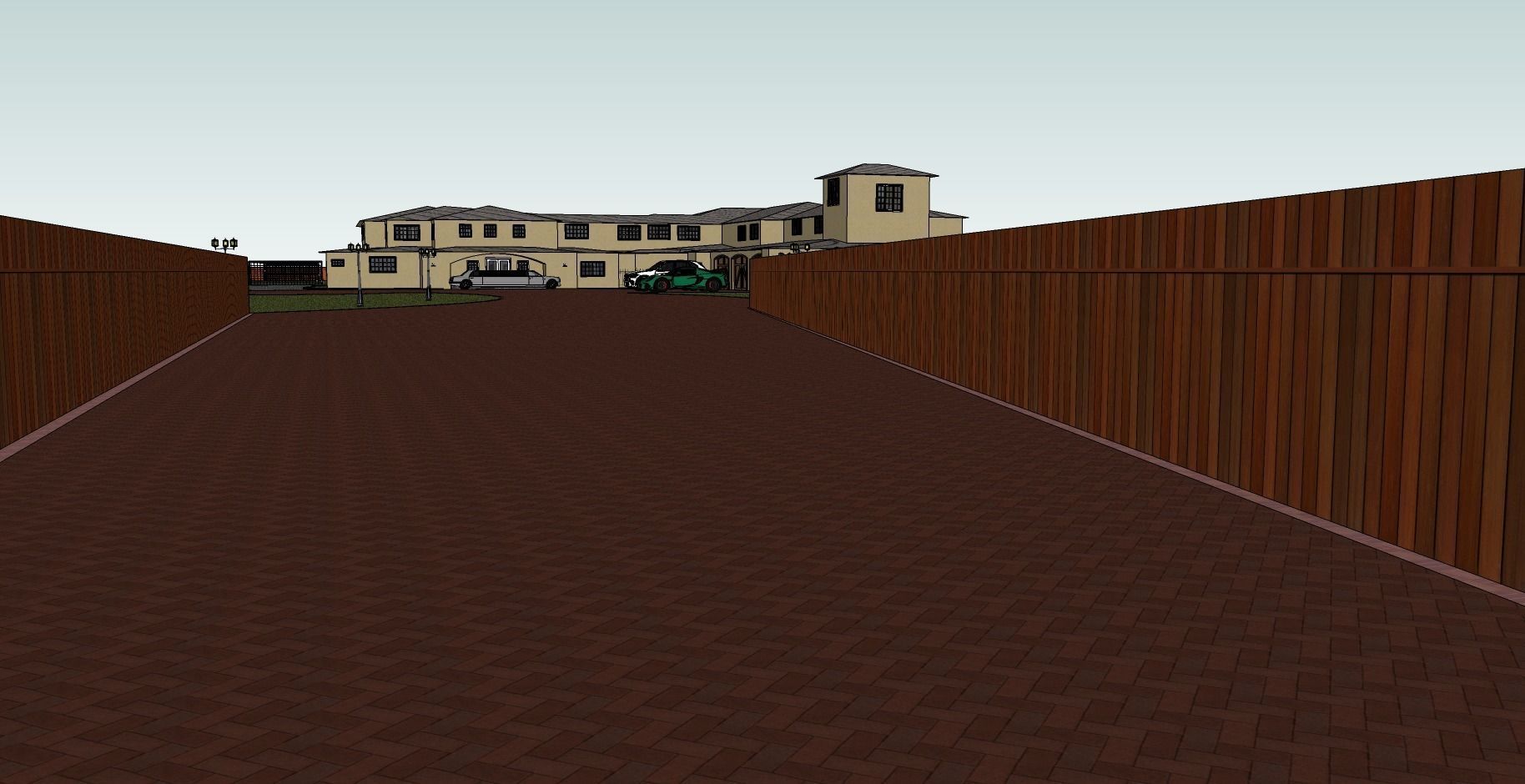 Very Big Hotel with lots of detail 3D model_4