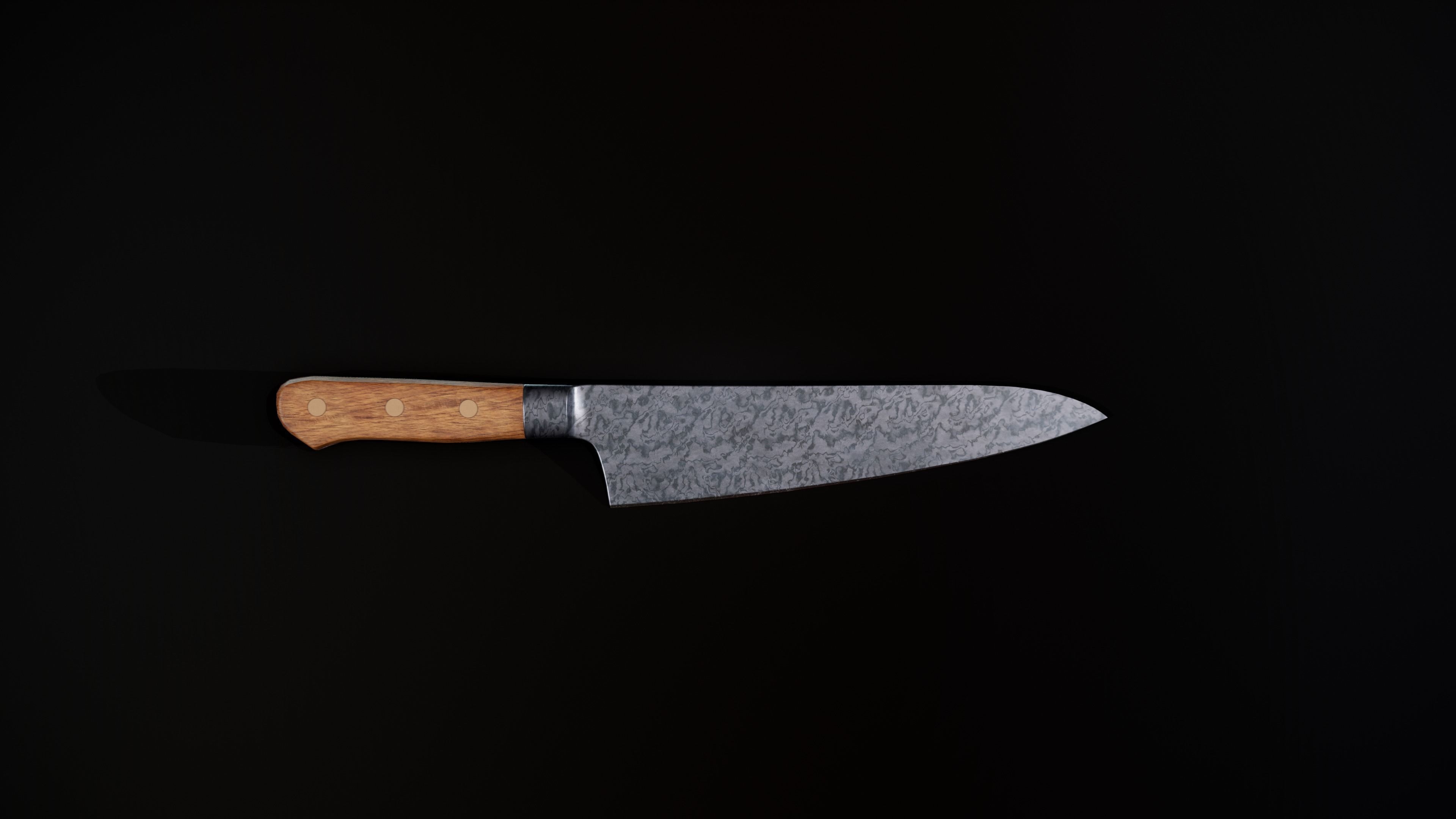 Kitchen Knife RealTime Low-poly 3D model_9