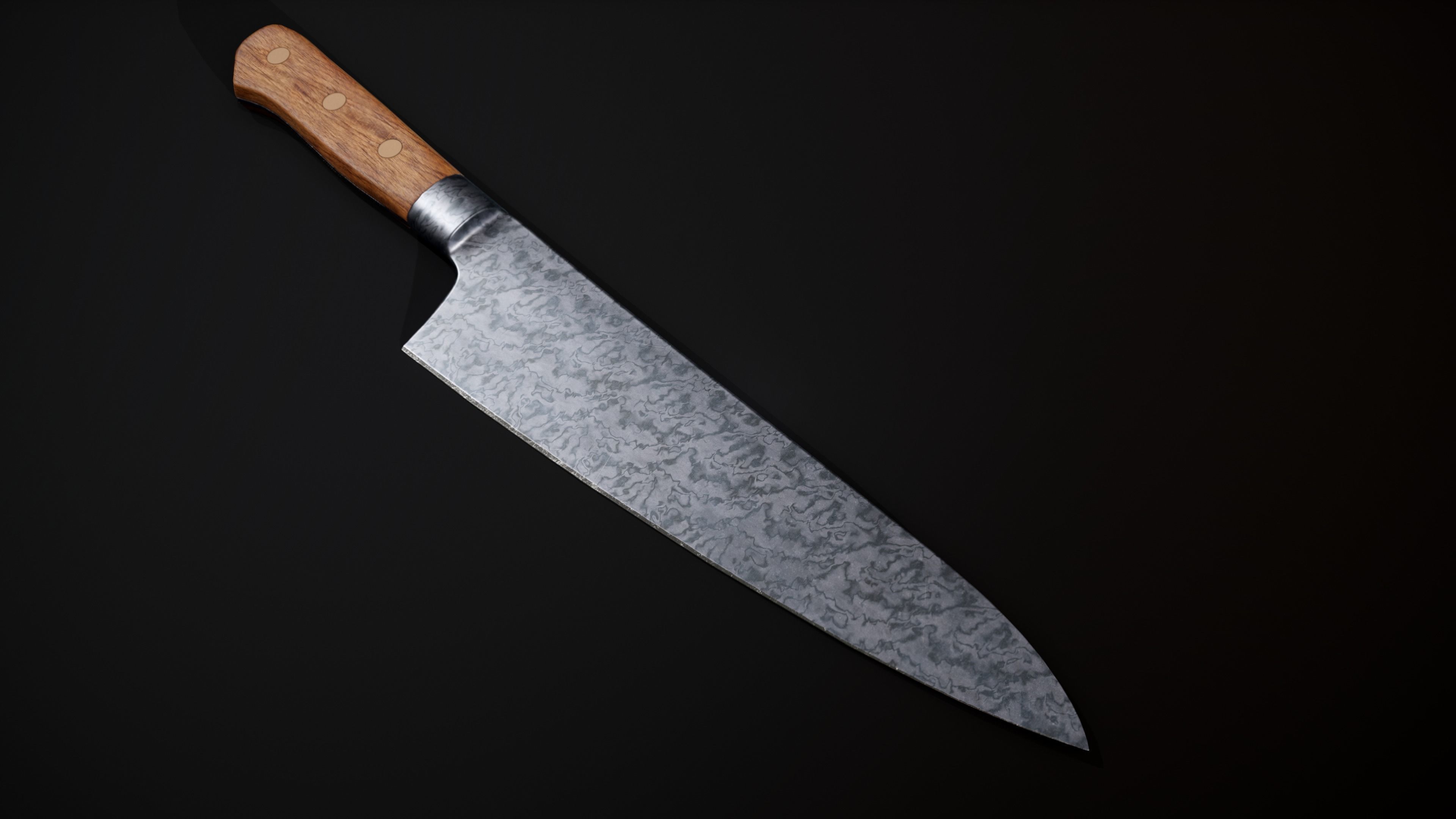 Kitchen Knife RealTime Low-poly 3D model_6
