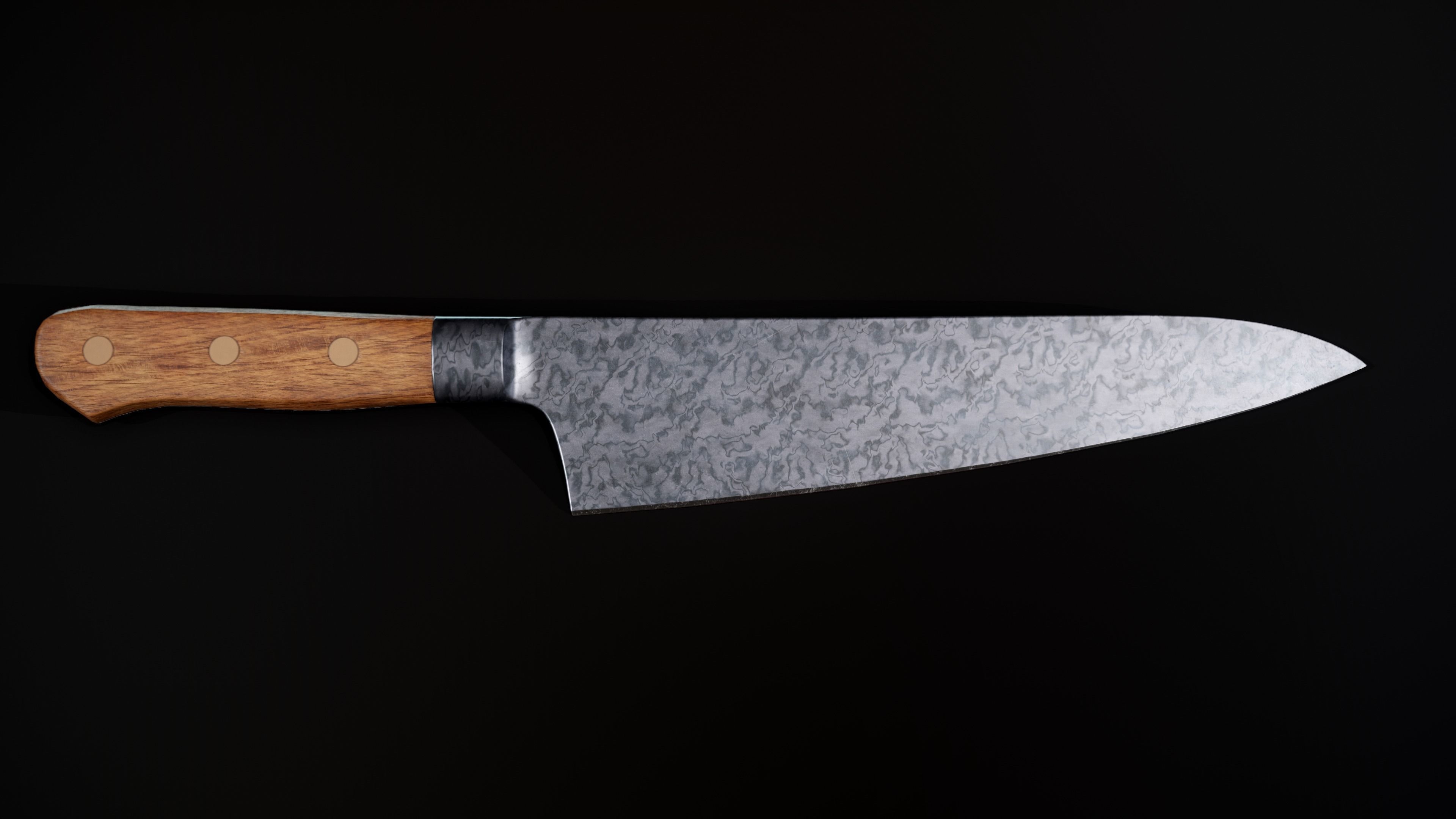 Kitchen Knife RealTime Low-poly 3D model_7