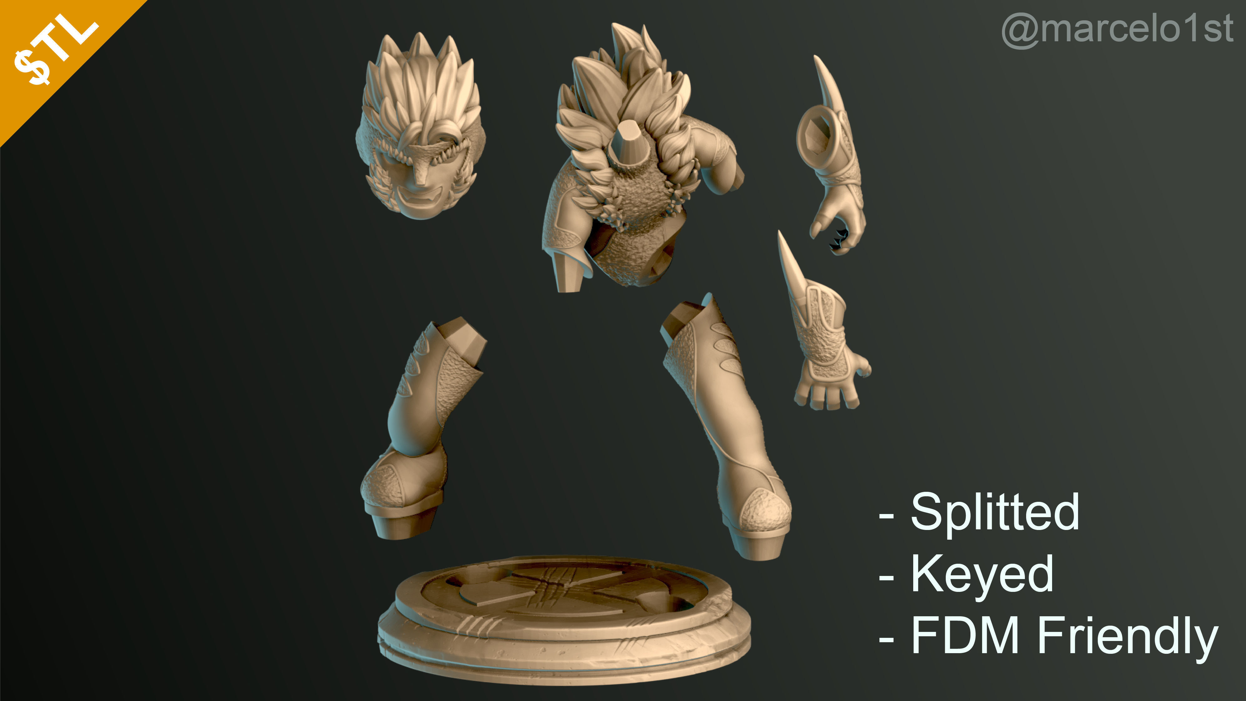 SIMPLE - Sabretooth Victor Creed 3D print model_11