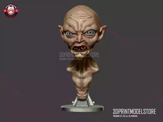 Gollum The Lord of the Rings Sculpture Miniature Bust