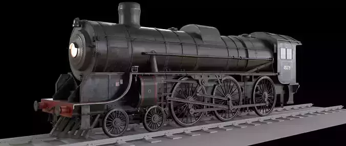 Locomotive and Coalcar model - 3D model