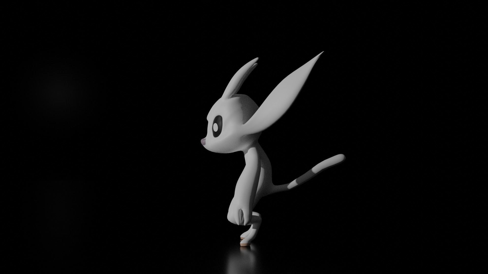 Ori Game Character Fan Art Free low-poly 3D model_5