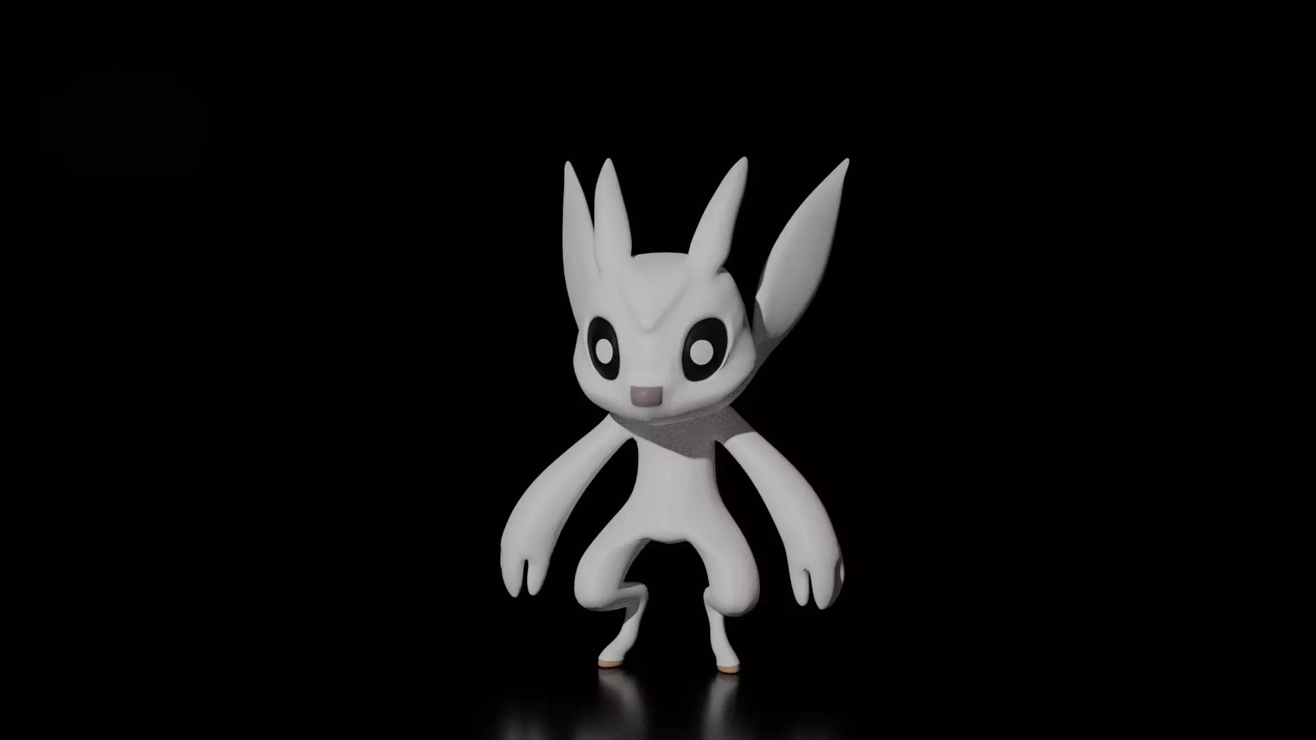 Ori Game Character Fan Art Free low-poly 3D model_0