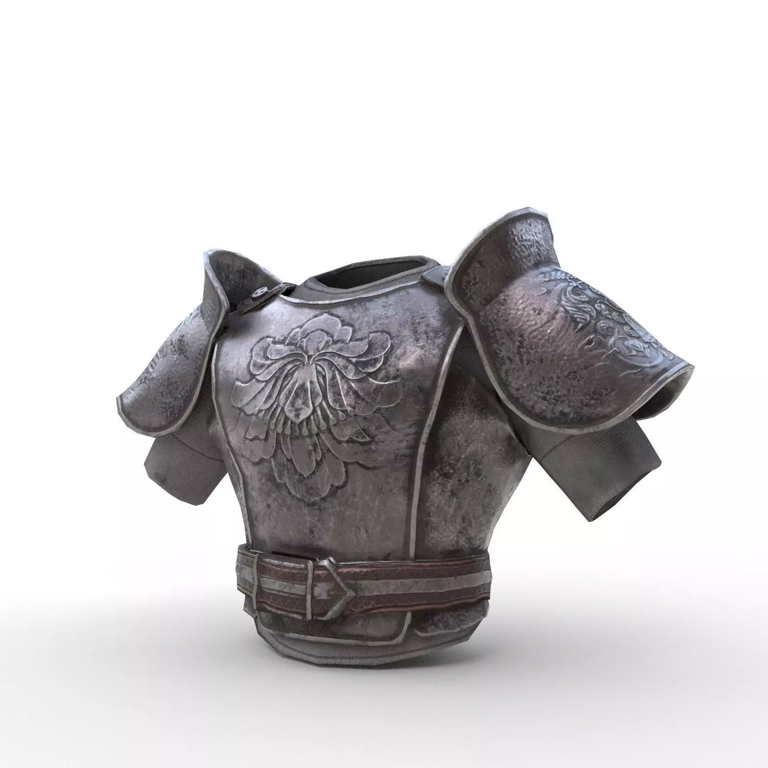 Medieval Armor - PBR Low-poly 3D model_0