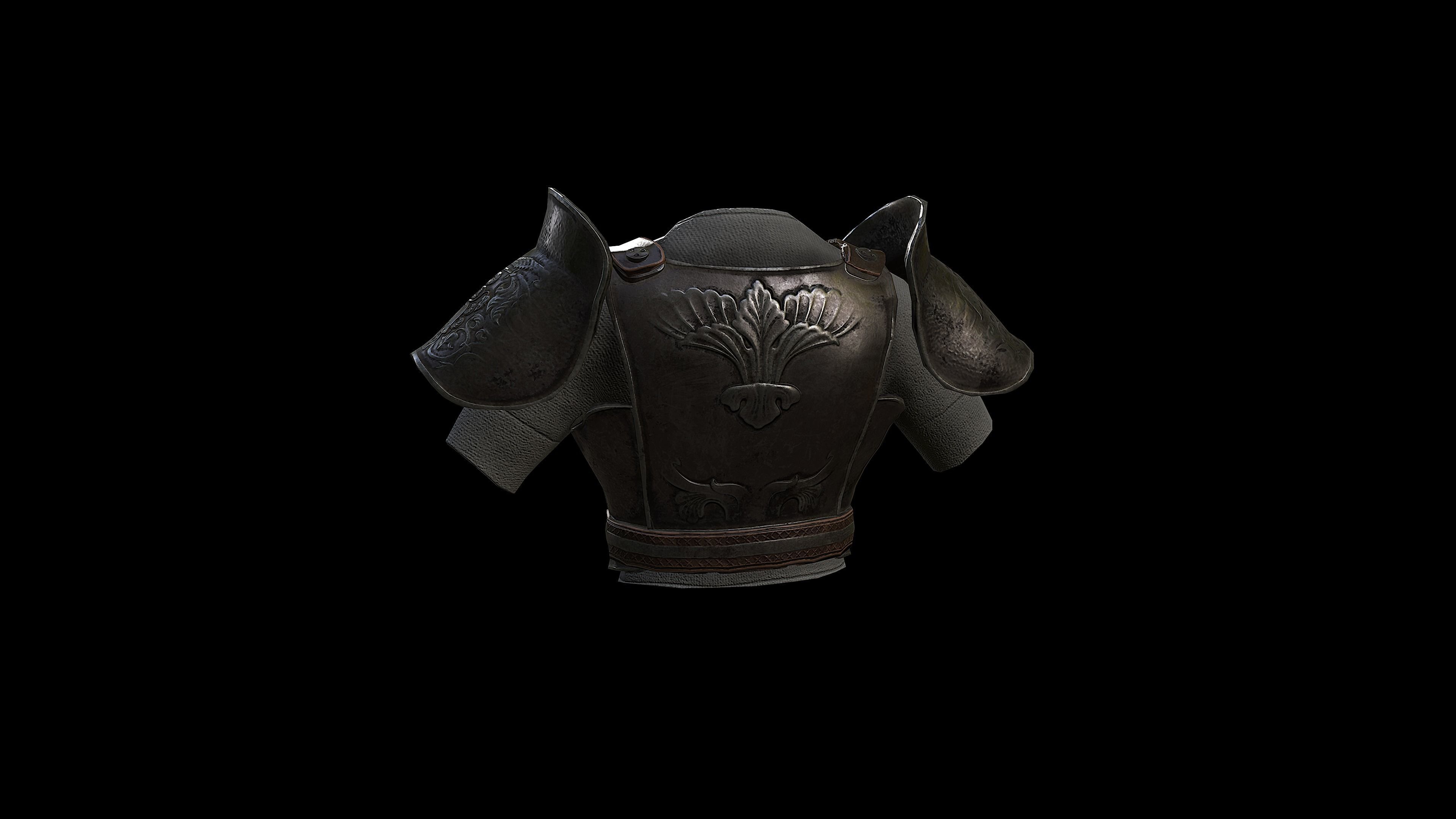 Medieval Armor - PBR Low-poly 3D model_14