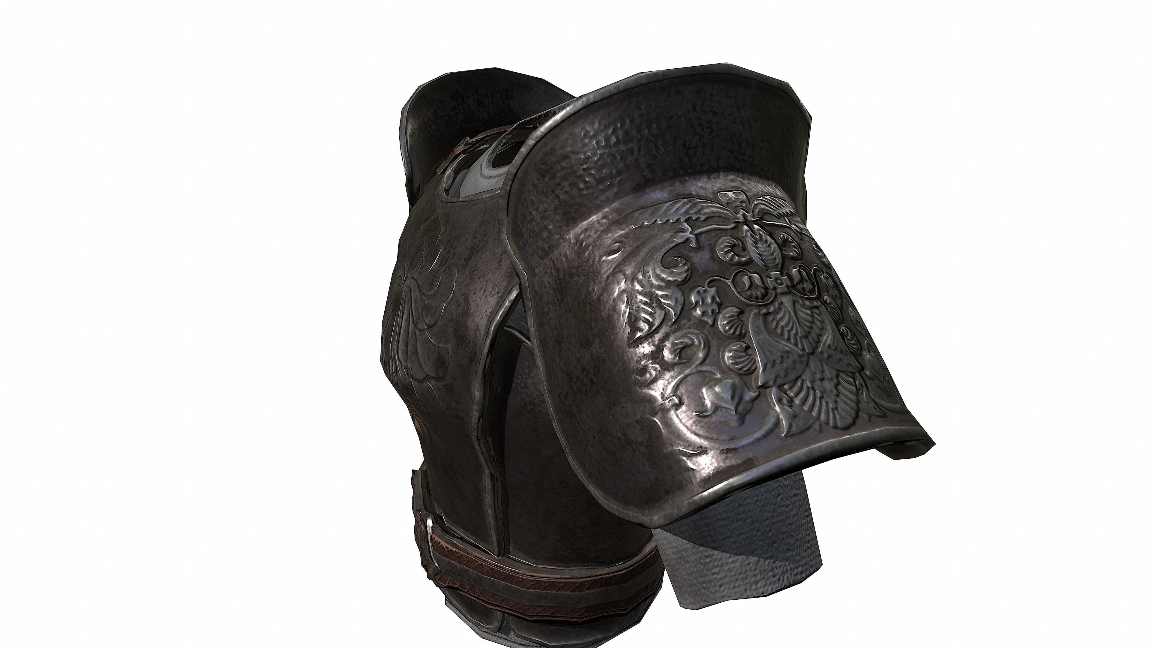 Medieval Armor - PBR Low-poly 3D model_10