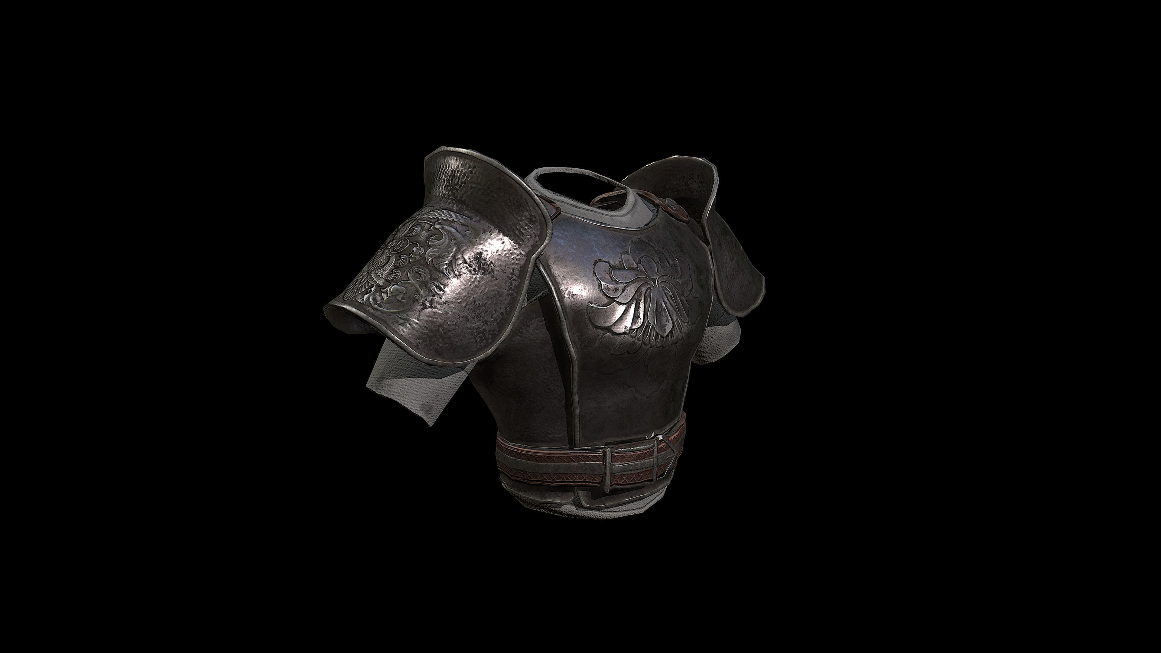 Medieval Armor - PBR Low-poly 3D model_15