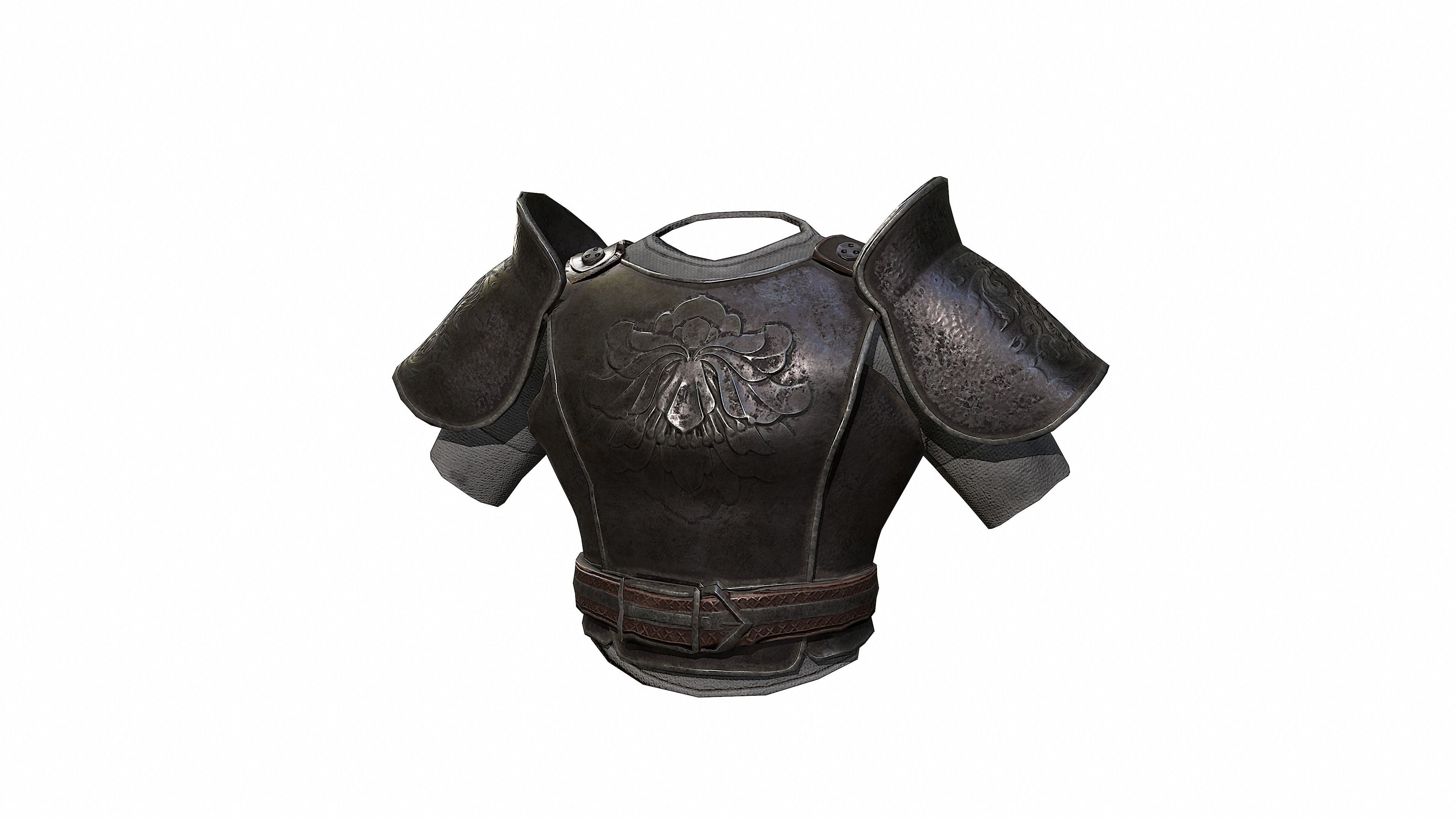 Medieval Armor - PBR Low-poly 3D model_3