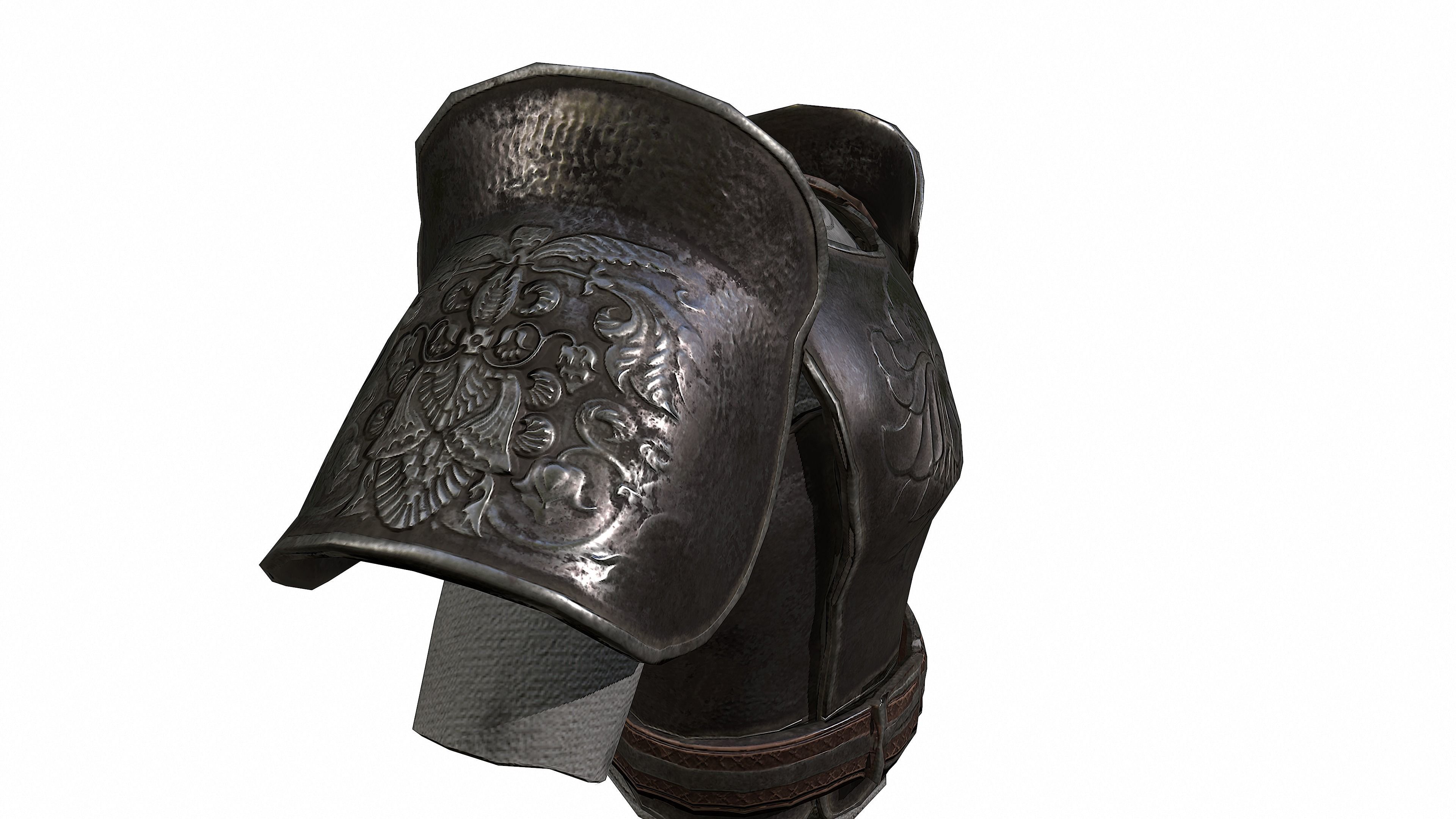 Medieval Armor - PBR Low-poly 3D model_11