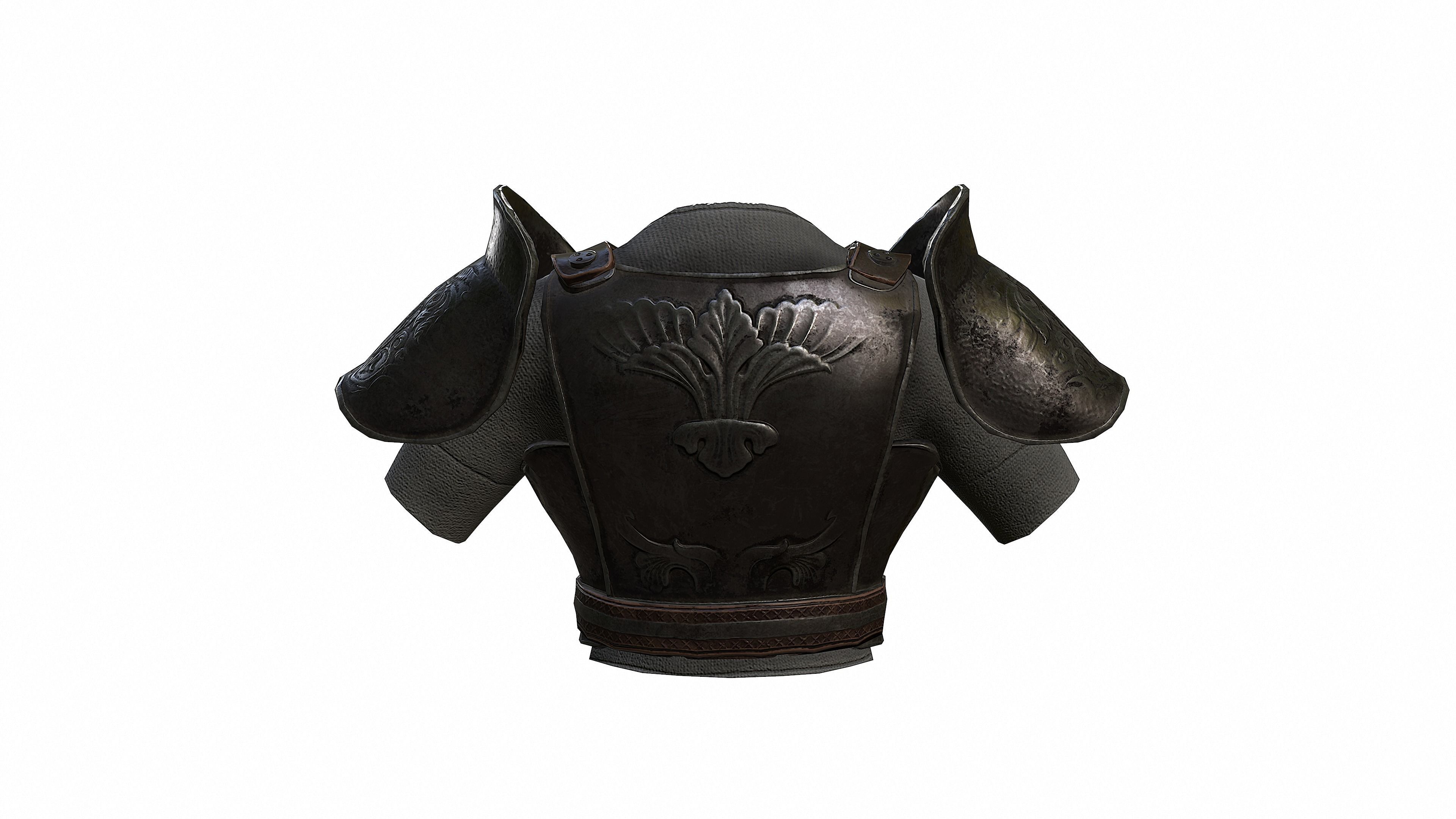 Medieval Armor - PBR Low-poly 3D model_7