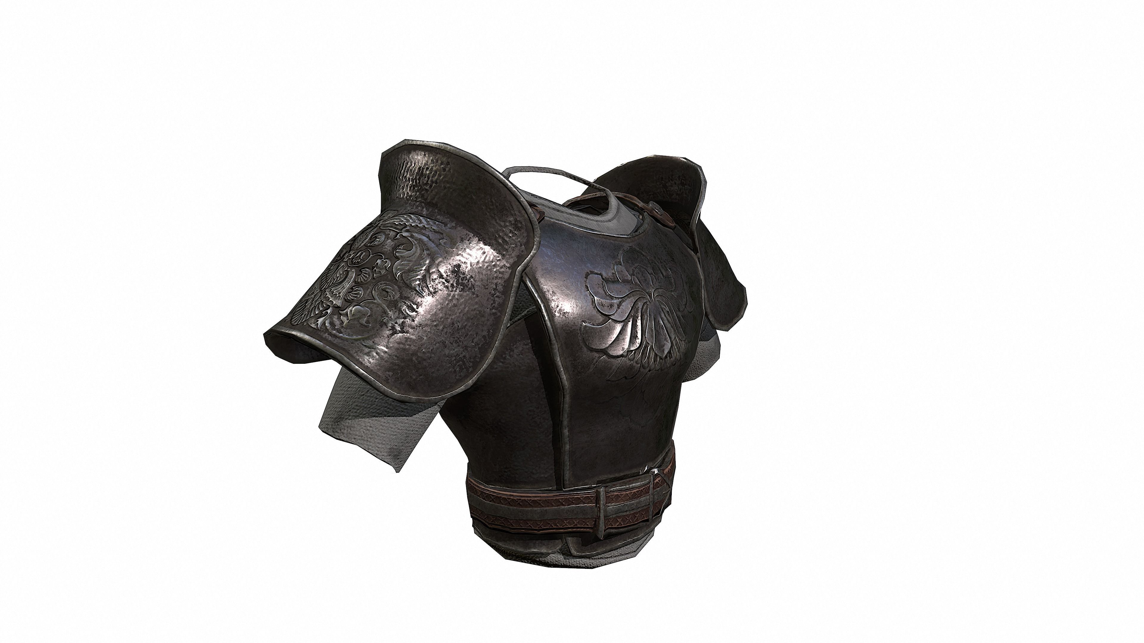 Medieval Armor - PBR Low-poly 3D model_9