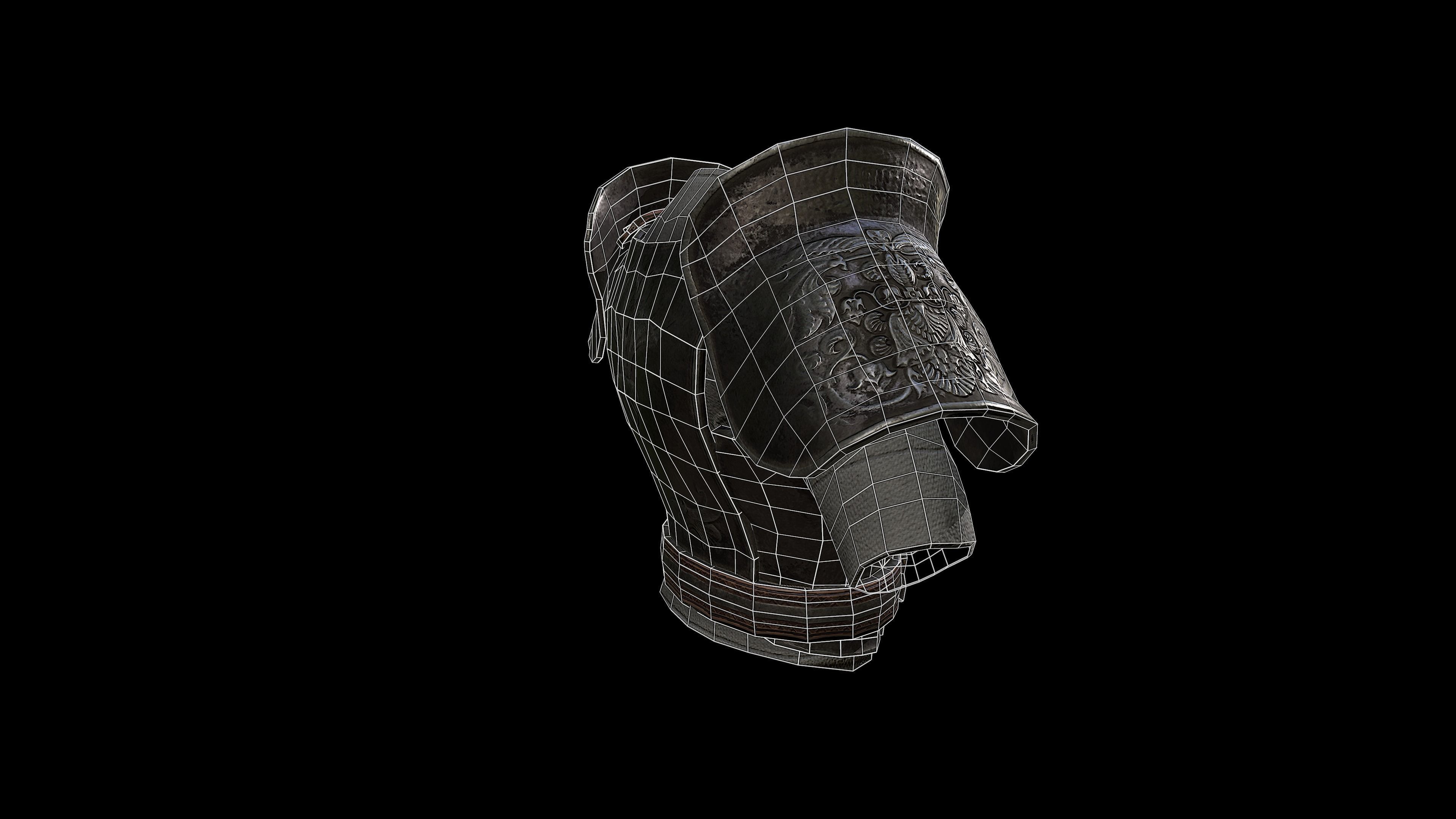 Medieval Armor - PBR Low-poly 3D model_20