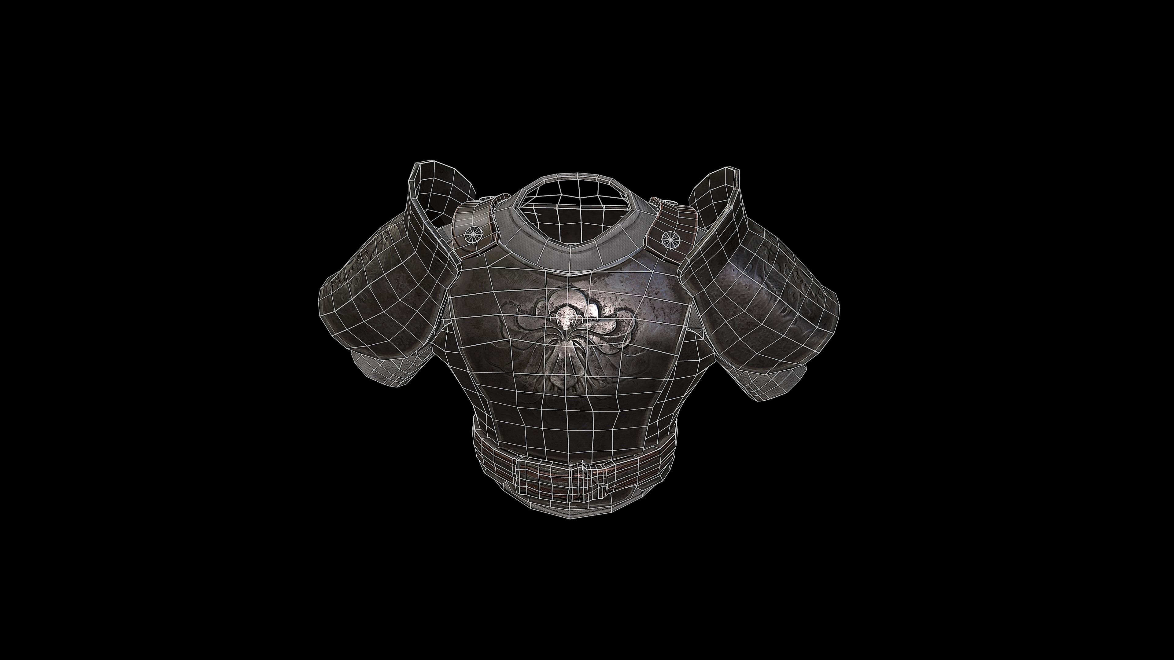 Medieval Armor - PBR Low-poly 3D model_19