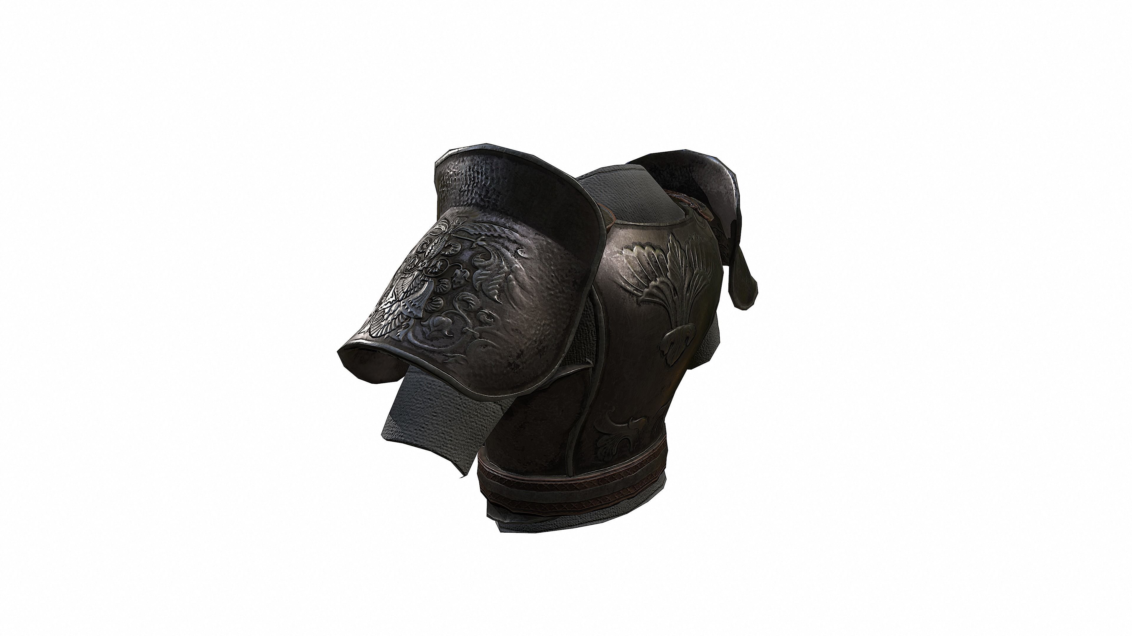 Medieval Armor - PBR Low-poly 3D model_6