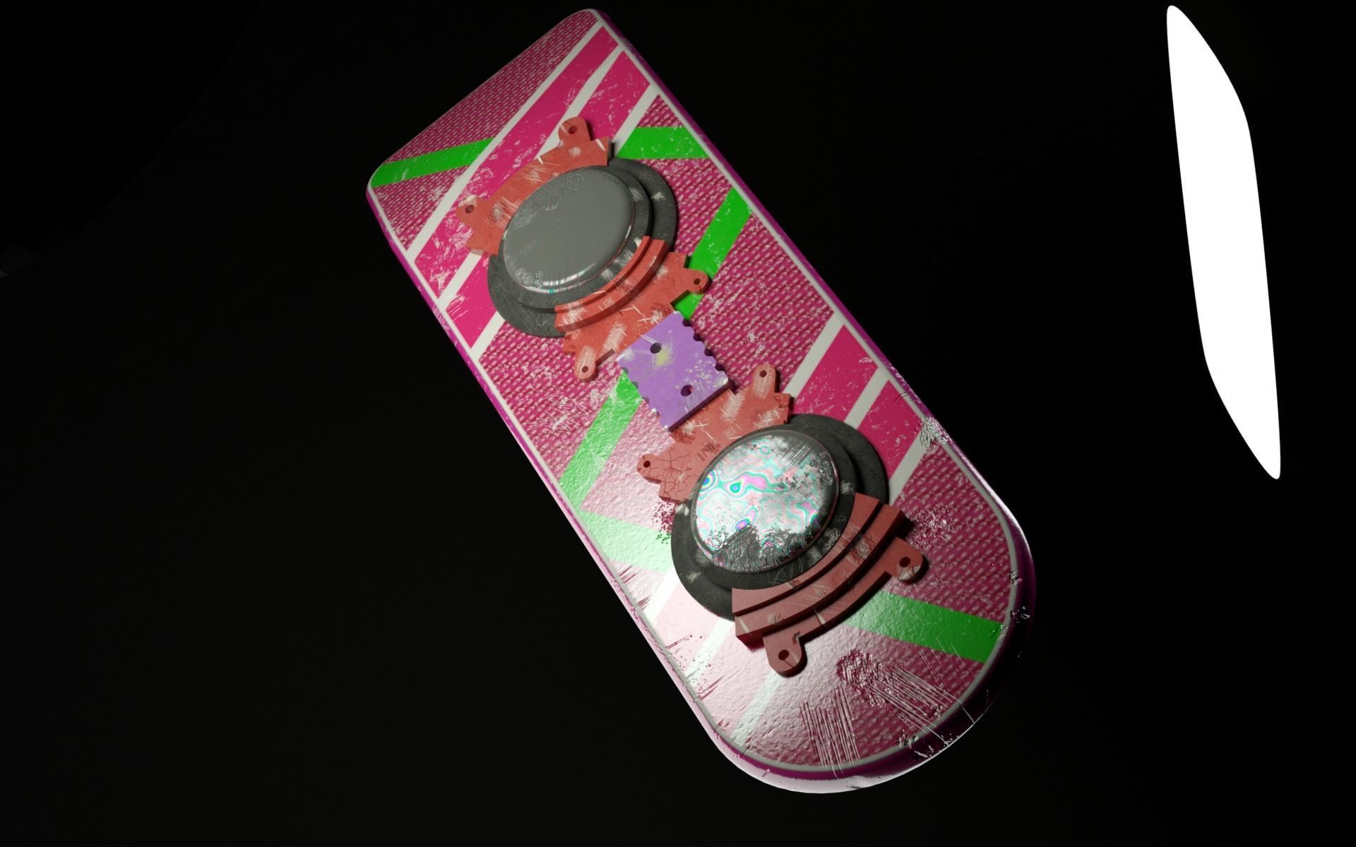 Hoover Board Back to the future 3D model_3