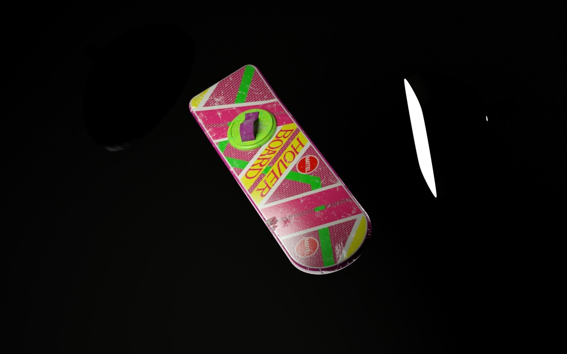 Hoover Board Back to the future 3D model_2