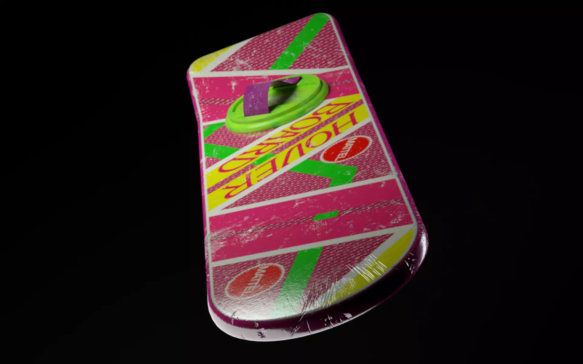 Hoover Board Back to the future 3D model_0