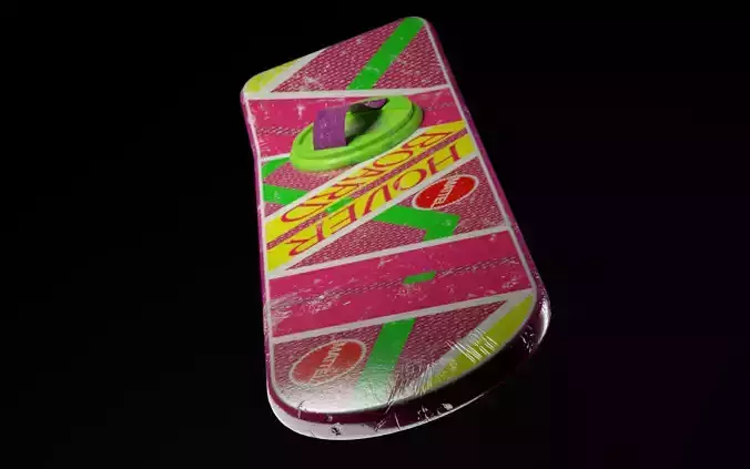 Hoover Board Back to the future 3D model