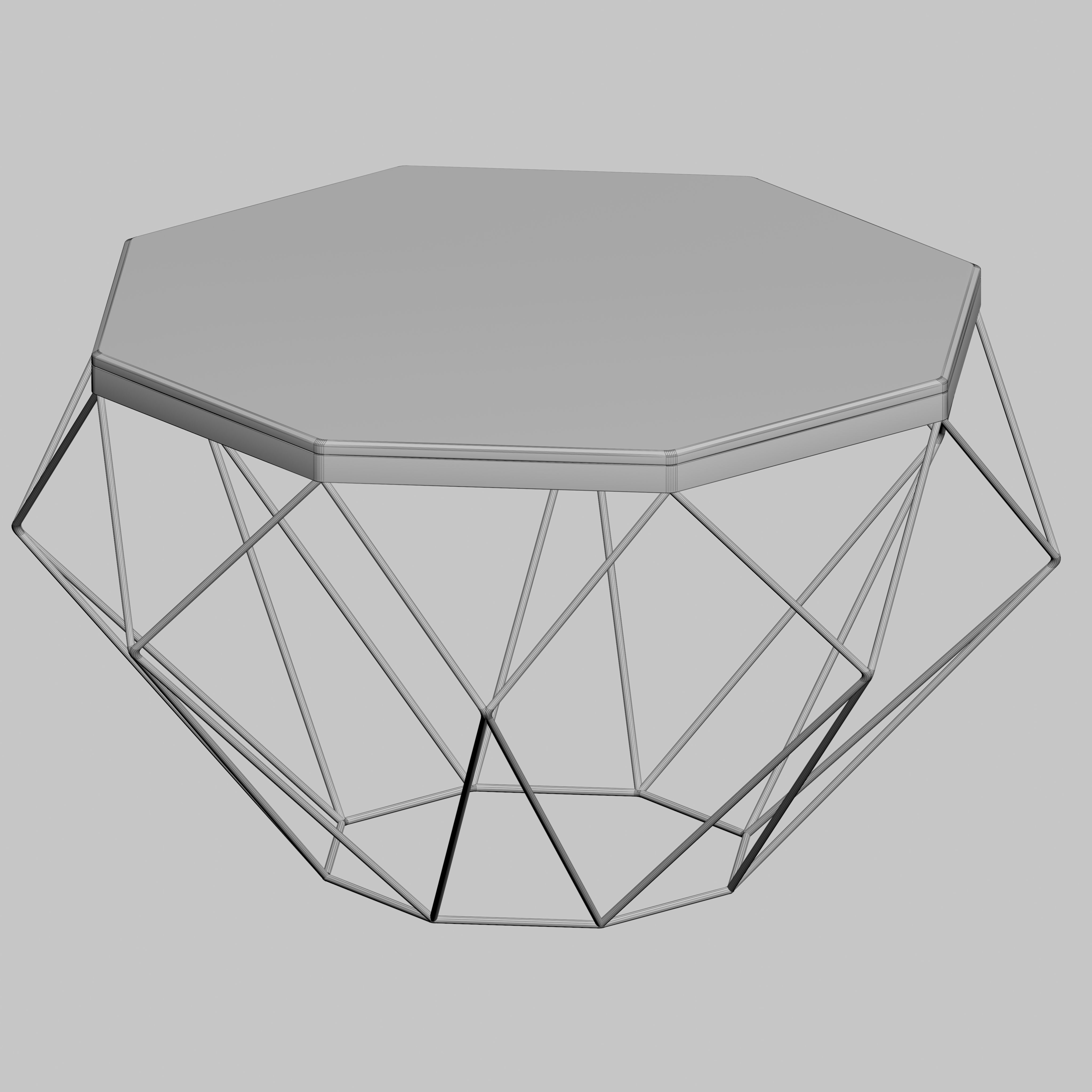Table oken 3D model 3D model_2