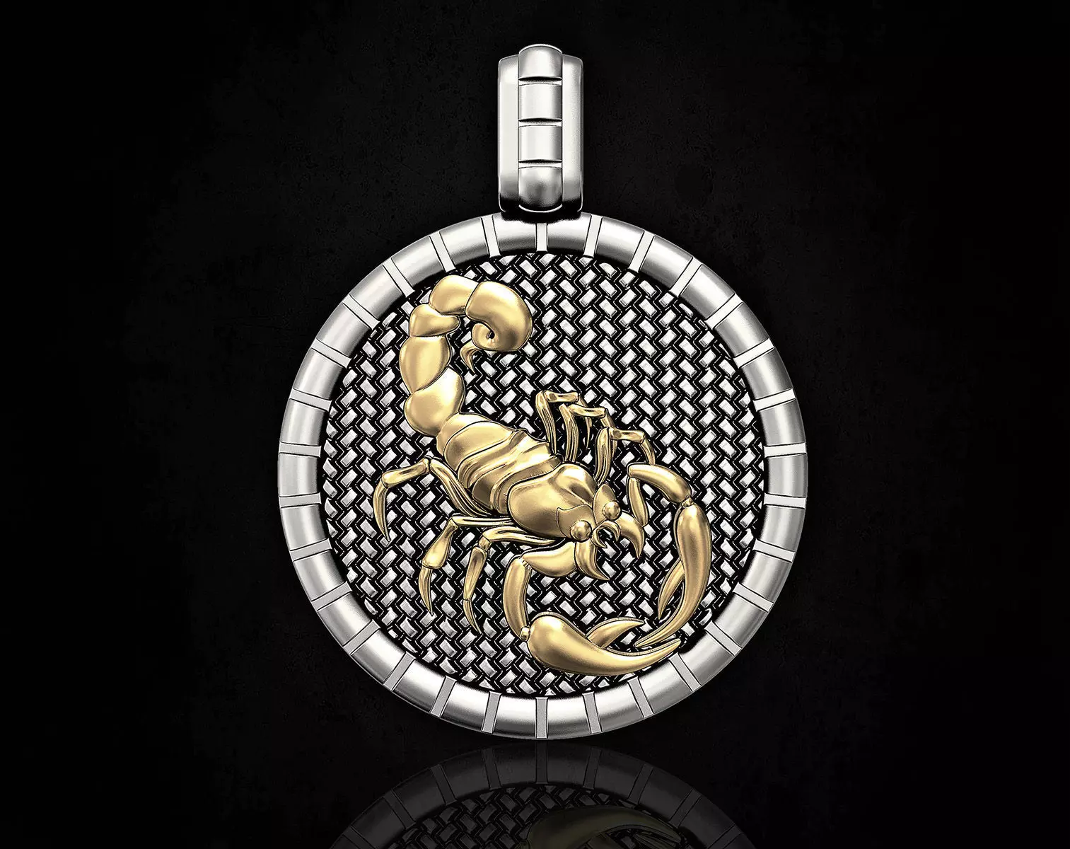 Scorpion-Horoscopes Pendant 3D print model_0