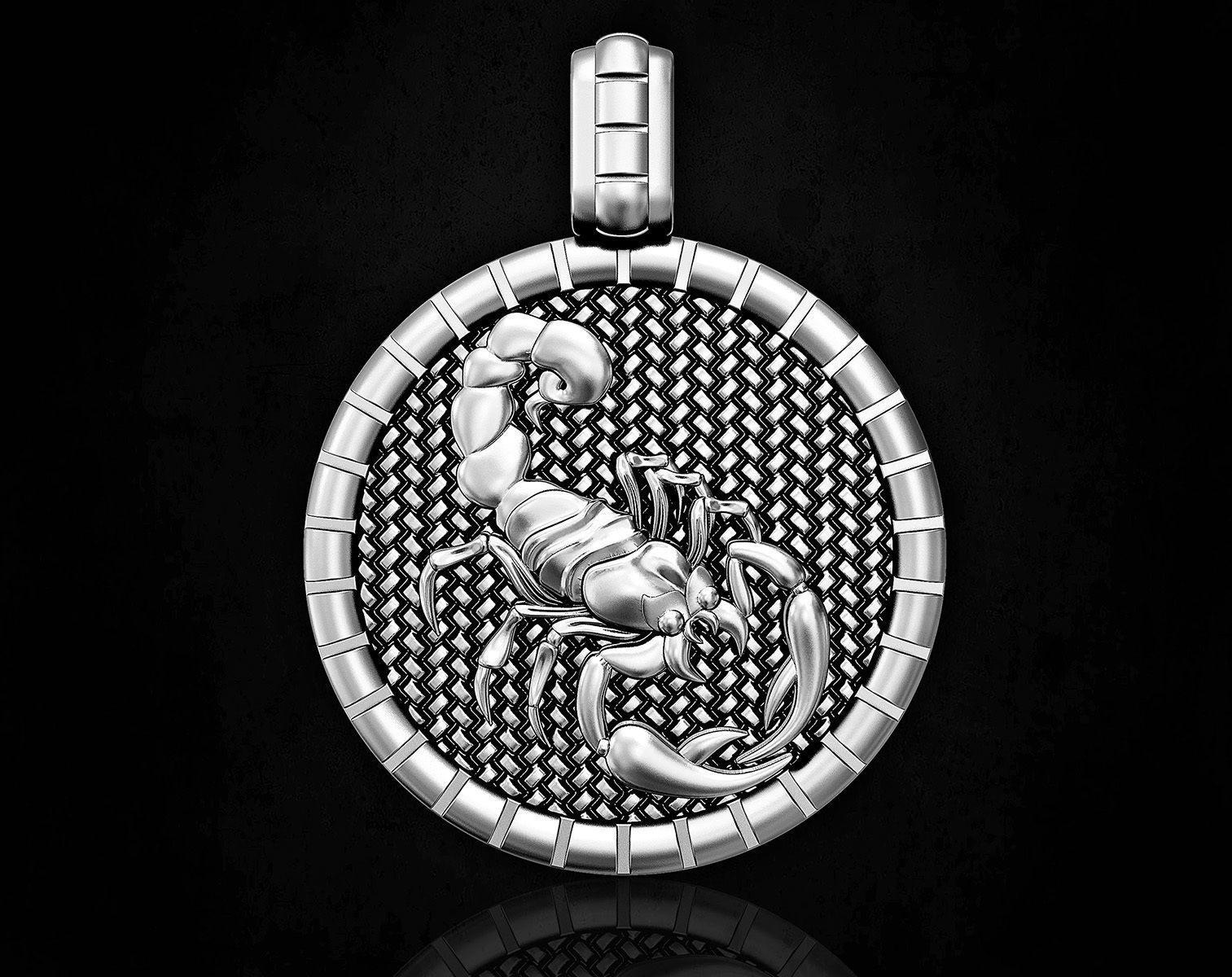 Scorpion-Horoscopes Pendant 3D print model_1