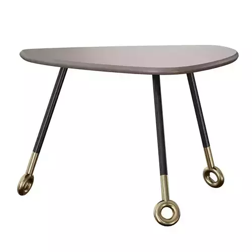 Stiles Faux Shagreen Triangle Nesting Table Crate and Barrel