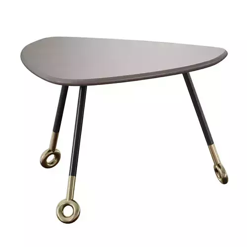 Stiles Faux Shagreen Triangle Nesting Table Crate and Barrel