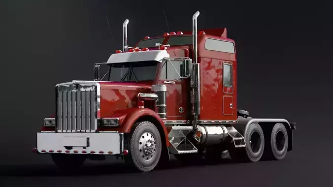 American semi truck