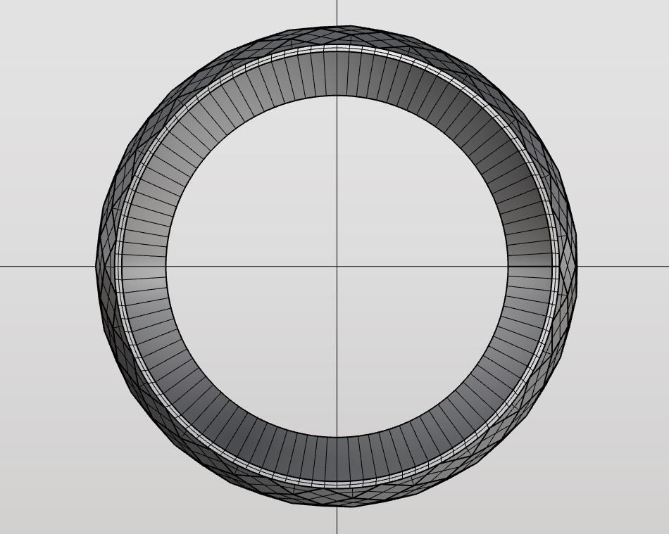 Crystal Glass with Grasshopper 3D model_10