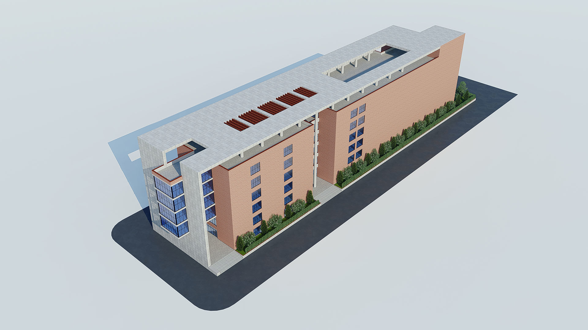 Building 7 apartment 3D model_5