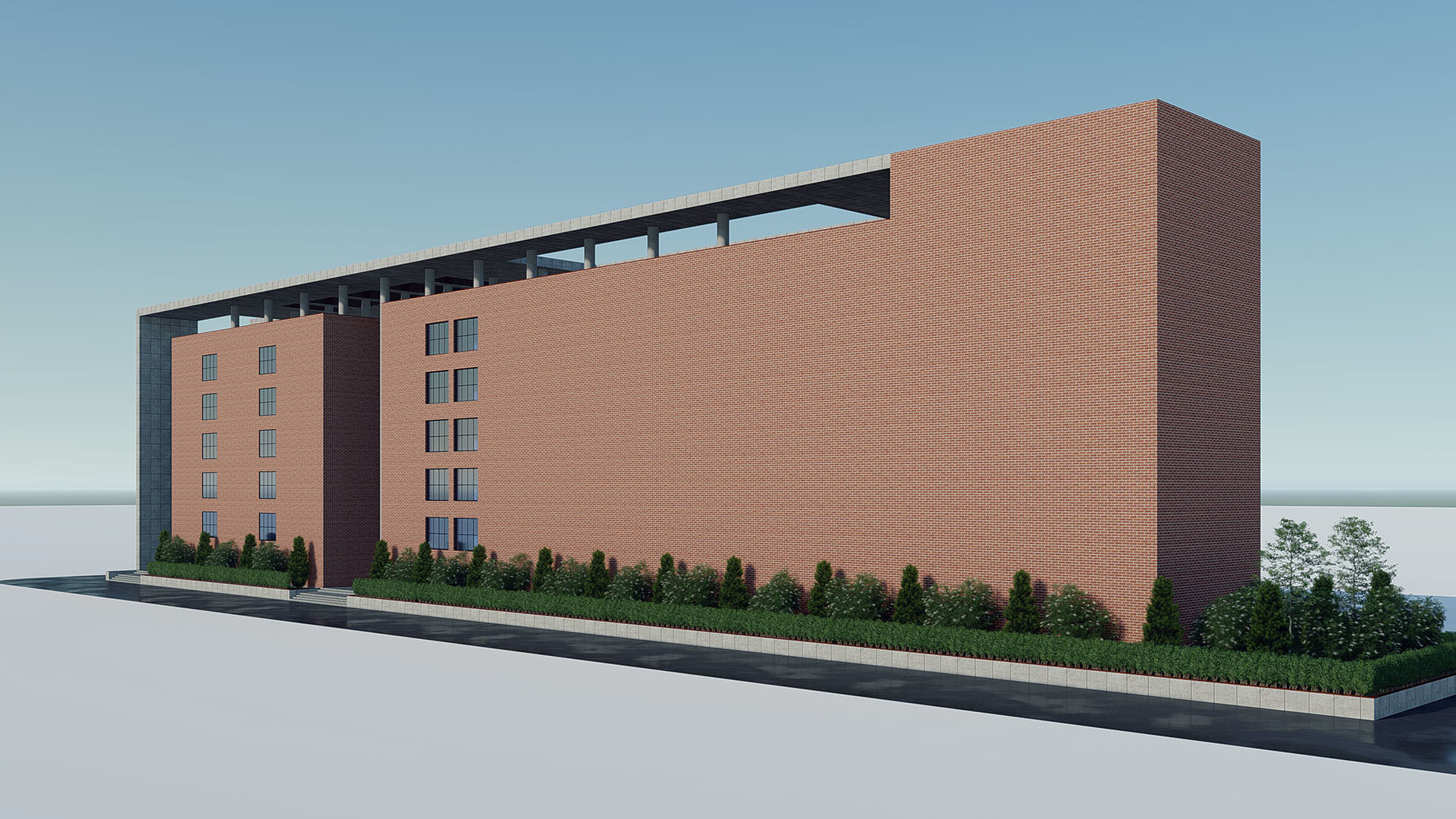 Building 7 apartment 3D model_4