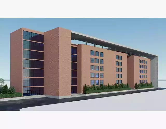Building 7 apartment 3D model
