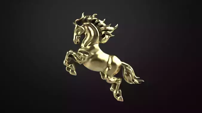 Horse for casting model