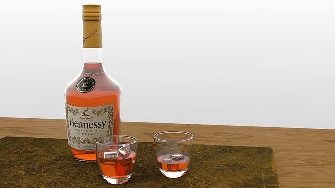 Hennessey Cognac Classic 3D model 6