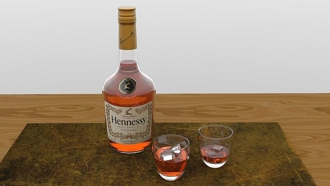 Hennessey Cognac Classic 3D model 5