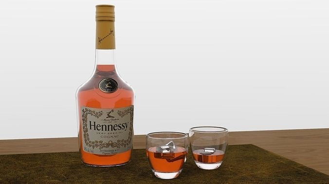 Hennessey Cognac Classic 3D model 4