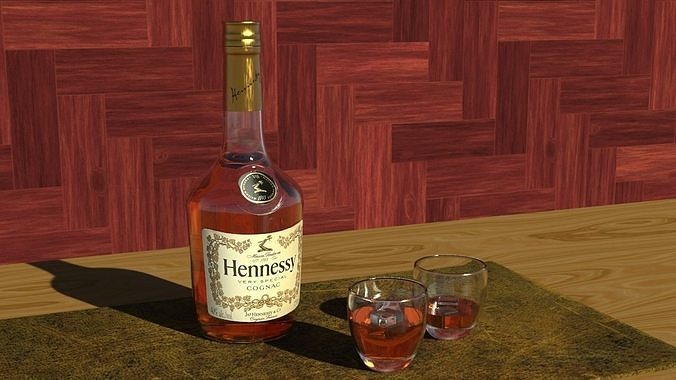 Hennessey Cognac Classic 3D model 2